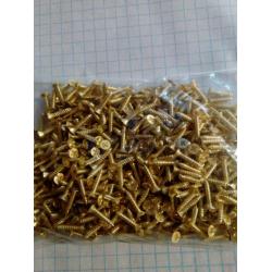 Саморізи по дереву, упаковка 100 грам (колір золото)